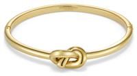 Olivia Burton Stainless Steel Lovers Knot Hinged Bangle