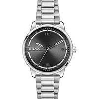 Hugo Gents Hugo #Stamp Stainless Steel Bracelet Watch