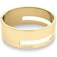 Calvin Klein Womens Calvin Klein Gold Plated Bangle