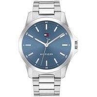 Tommy Hilfiger Three Hand Quartz Movement Watch for Men with Silver Stainless Steel Bracelet - 1710670