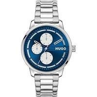 Hugo Gents #Stamp Multi Stainless Steel Bracelet Watch