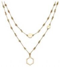 Olivia Burton Stainless Steel Double Layer Necklace