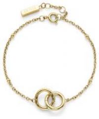 Olivia Burton Stainless Steel Gold Plated Interlock Bracelet