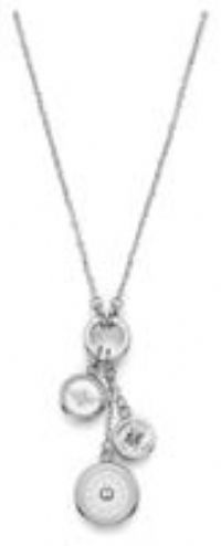 Olivia Burton Stainless Steel Disc Charm Necklace