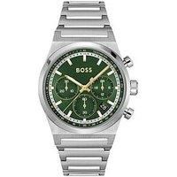 BOSS Chronograph Quartz Watch for Men Candor Chrono Collection - Available with Stainless Steel Bracelet or Leather Strap