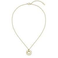 BOSS Jewelry Women/'s LIVE Collection Necklace in Yellow Gold with a Charm - 1580684