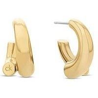 Calvin Klein Ck Spiral Ladies Earrings Gold