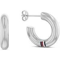 Tommy Hilfiger Circles Ladies Earrings Silver