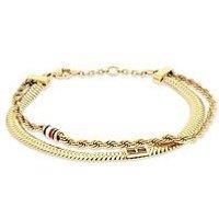 Tommy Hilfiger Women'S Layered Bracelet - Gold