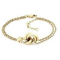 Tommy Hilfiger Women'S Gold-Plated Nautical Knot Bracelet