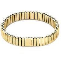 Calvin Klein Women'S Ck Stacked Plated Bracelet - Gold