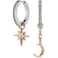 Olivia Burton Celestial Star Stainless Steel Huggie Earrings