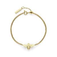 Olivia Burton Honey Bee Light Yellow Gold Ip Bracelet
