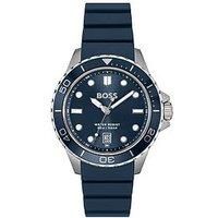Boss Gents Troper Sport Watch With Silicone Strap - Blue