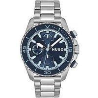 Hugo Gents Hugo #Dive Stainless Steel Bracelet Watch With Blue Dial