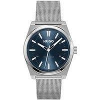 Hugo Gents Hugo #Ark Stainless Steel Mesh Bracelet Watch