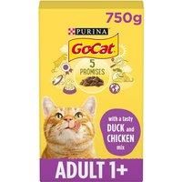 Go Cat GoCat Chicken & Duck Dry Cat Food 750g  wilko
