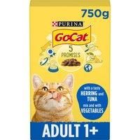 Go Cat GoCat Tuna, Herring & Veg Dry Cat Food 750g  wilko