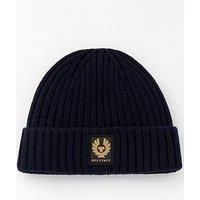 Belstaff Watch Motorbike Motorcycle Beanie Dark Navy