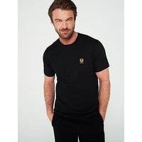 Belstaff Mens Phoenix Patch Cotton Jersey T Shirt L Black