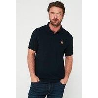 Belstaff Short Sleeve Polo Shirt Dark Ink
