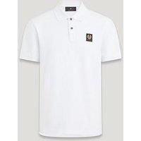 Belstaff Pique Polo Shirt Colour : White, Size : Medium