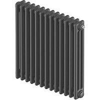 Acova Classic 3 Column Horizontal Radiator 600 x 628mm Anthracite 2701BTU (814FW)