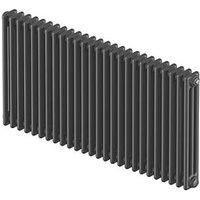 Acova Classic 3 Column Horizontal Radiator 600 x 1042mm Anthracite 4571BTU (855FW)
