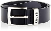 Levi/'s Men/'s New Ashland Belt, Black (Noir Regular Black) 90