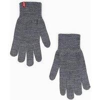 Levi'S Regular Touch Screen Knitted Gloves - Grey