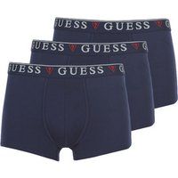 Guess  BRIAN BOXER TRUNK PACK X4  men's Boxer shorts in Marine