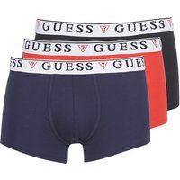 Guess  BRIAN BOXER TRUNK PACK X4  men's Boxer shorts in Black