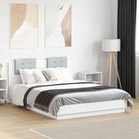 Berkfield Home Bed Frame without Mattress White 120x190 cm Small Double