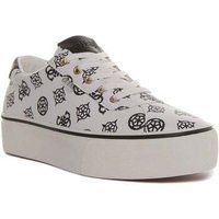 Guess Sanam Lace Up Platform Trainer Womens Size 3 - 8