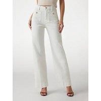 Guess Sailor Wide Leg - White