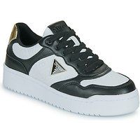 Guess Miram6 Semi Logo Lace Womens Trainers In Black White UK 3 - 8