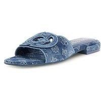 GUESS Blue FLJTSEDEN19BLUE, Sandals, Blue, 3 UK
