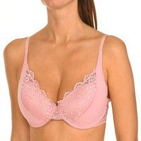 Guess Women/'s Lace Elastic Side Underwire Bra O0BC01PZ01C, pink, numeric_30B