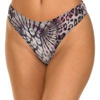 Guess Women/'s Lightweight Thong with Stretch Fabric O0BE08MC03M, Animal Print, S