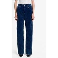 7 For All Mankind Corduroy Tess Trouser - Dark Wash