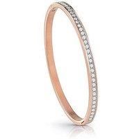 Guess Colour My Day Rose Gold Plated Crystal Bangle UBB02248RG