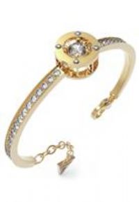 GUESS Solitary Women's Bracelet Stainless Steel Gold Size L 60mm JUBB01460JWYGL