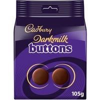 Cadbury Darkmilk Giant Buttons Chocolate Bag, 105 g