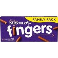 Cadbury Dairy Milk Fingers Milk Chocolate Biscuits 189g,, 1 x 189 g