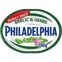 Philadelphia Garlic & Herbs Soft Cheese 280g