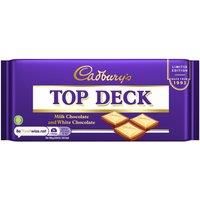Cadburys Top Deck Milk Chocolate and White Chocolate 95g