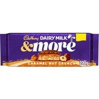 Cadbury Dairy Milk & More Caramel Nut Crunch 200g
