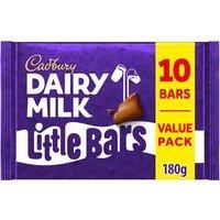 Cadbury Dairy Milk Little Bars 10 x 18g (180g)