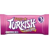 Fry/'s Turkish Delight, 3 x 51 g, Chocolate, Pack of 1