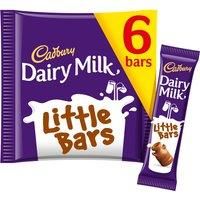 Cadbury Dairy Milk Little Bars 6 Pack 108g